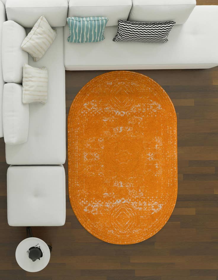 Detail image of  5' 3 x 8' Dover Oval Rug