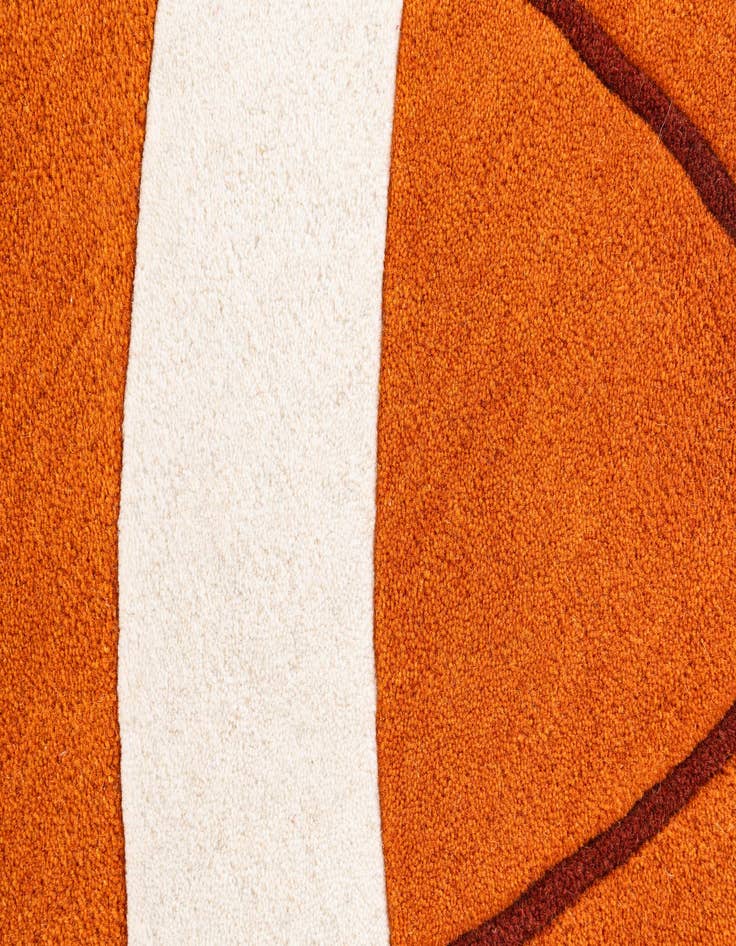 Detail image of  2' 3 x 3' 9 Playtime Kids Wool Oval Rug