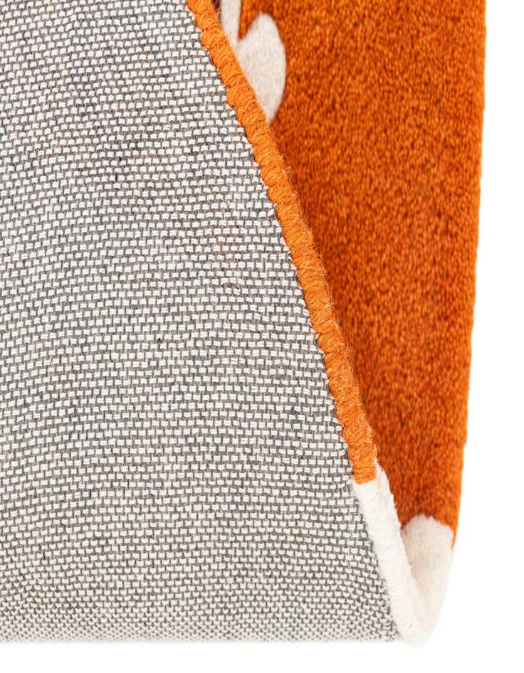 Detail image of  2' 3 x 3' 9 Playtime Kids Wool Oval Rug