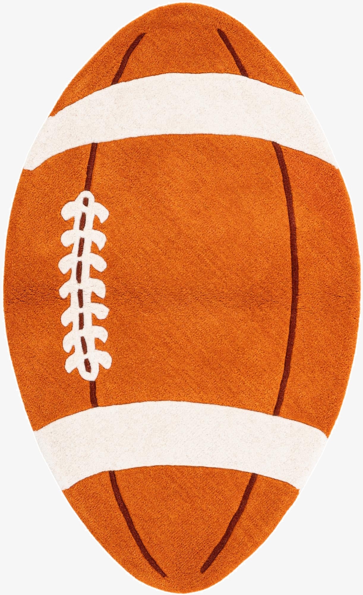  2' 3 x 3' 9 Playtime Kids Wool Oval Rug