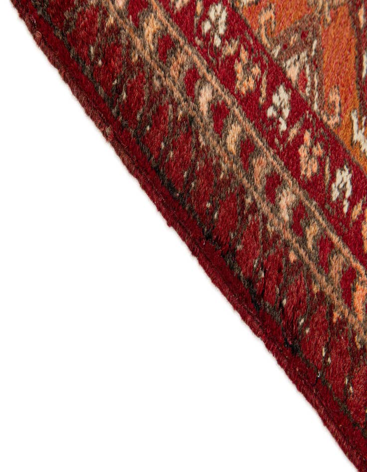 Detail image of  1' 8 x 2' 2  Hand Knotted Afghan Ersari Wool Rug