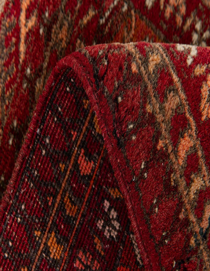 Detail image of  1' 8 x 2' 2  Hand Knotted Afghan Ersari Wool Rug