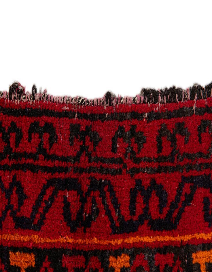 Detail image of  3' x 5' 1  Hand Knotted Afghan Ersari Wool Rug