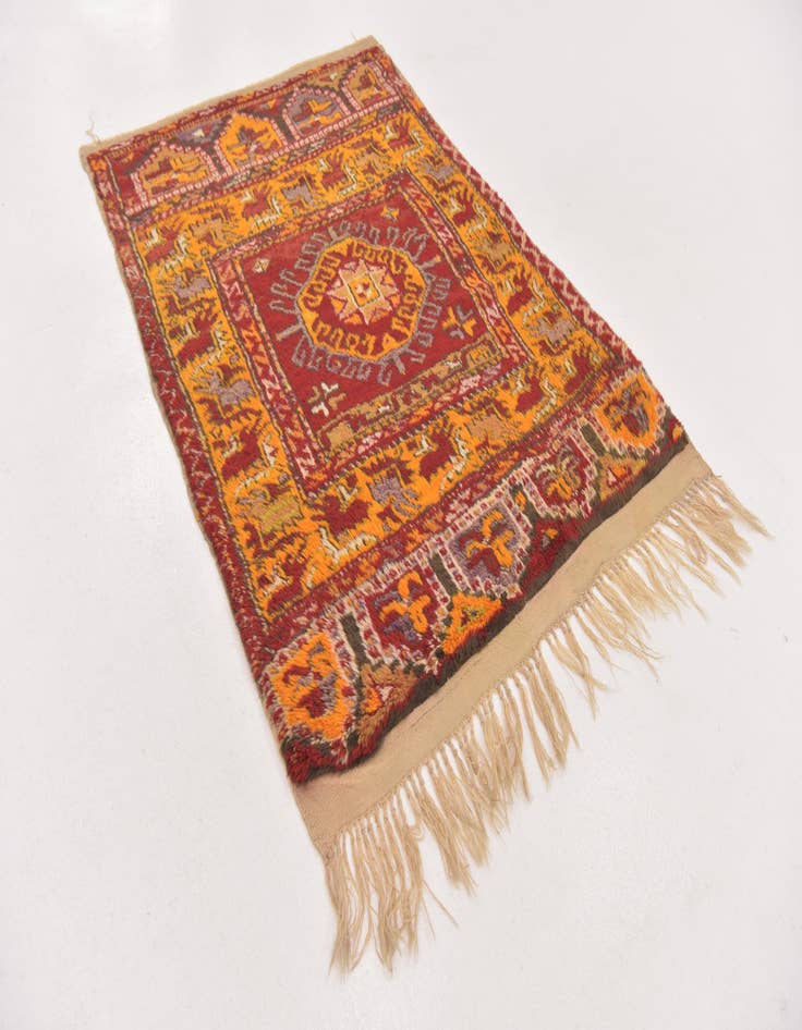 Detail image of  3' 6 x 5'  Hand Knotted Anatolian Wool Rug