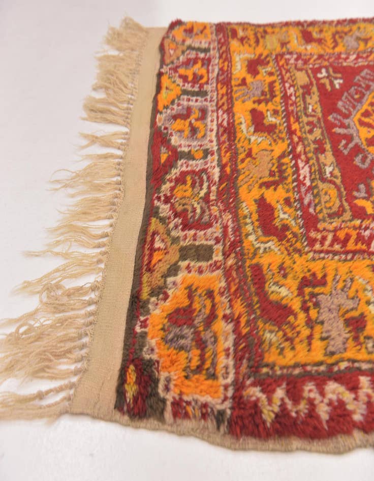 Detail image of  3' 6 x 5'  Hand Knotted Anatolian Wool Rug