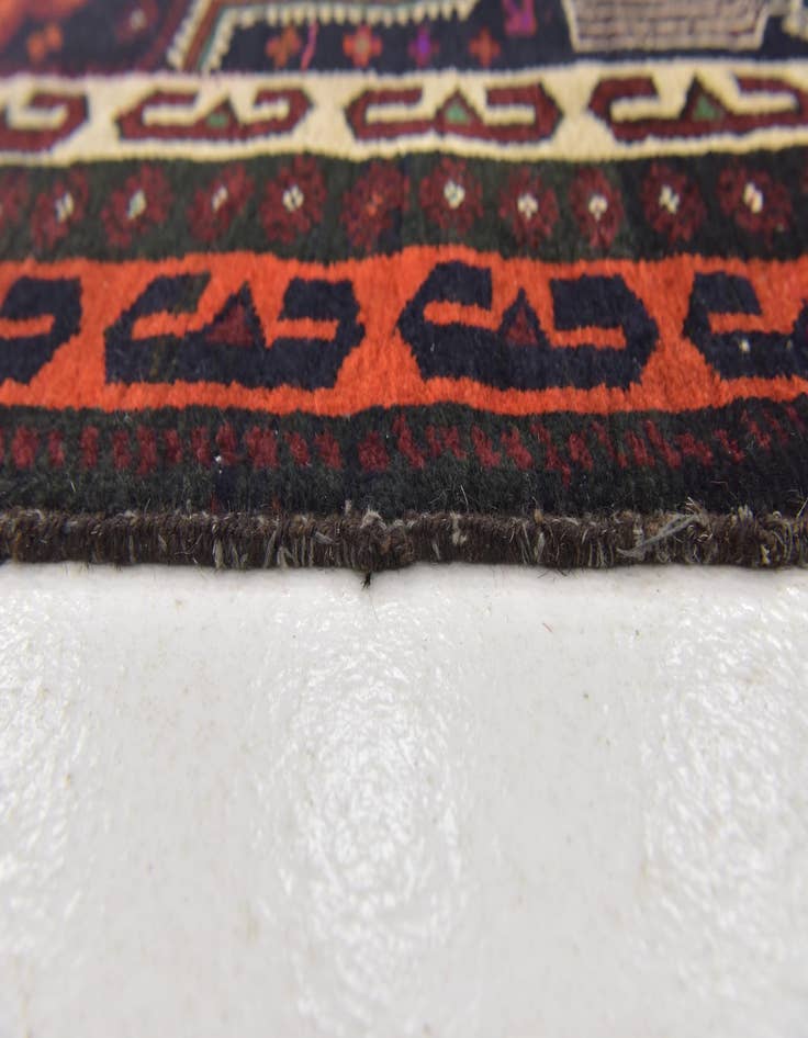 Detail image of  2' 5 x 4'  Hand Knotted Anatolian Wool Rug
