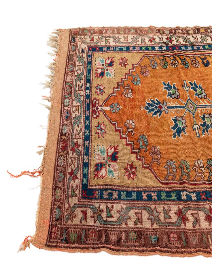 Detail image of  2' 10 x 3' 10  Hand Knotted Anatolian Wool Rug