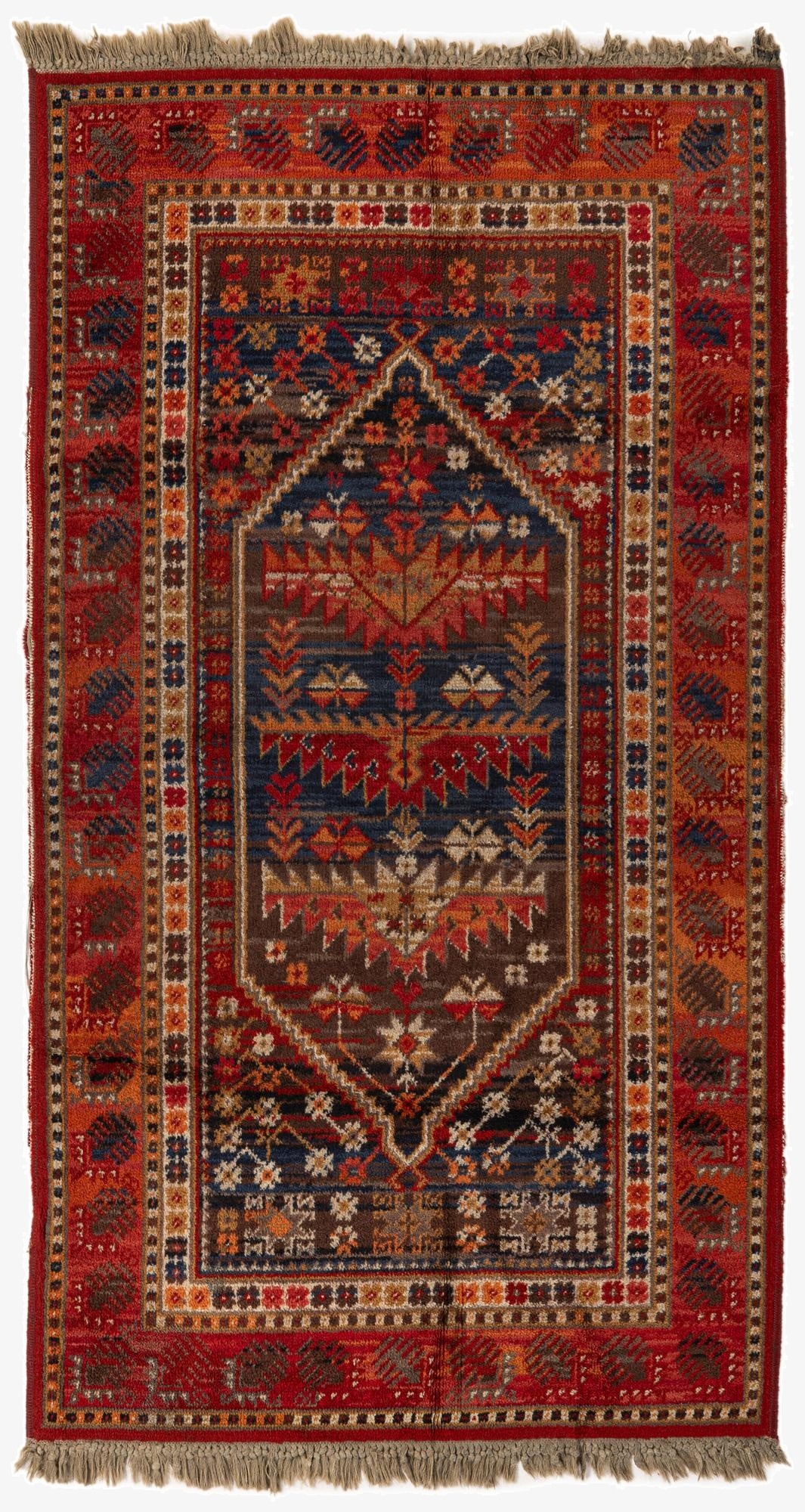  2' 10 x 5' 1  Hand Knotted Anatolian Wool Rug