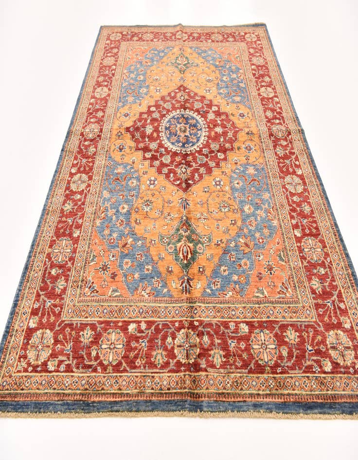 Detail image of  5' 7 x 7' 11  Hand Knotted Ariana Ziegler Oriental Rug