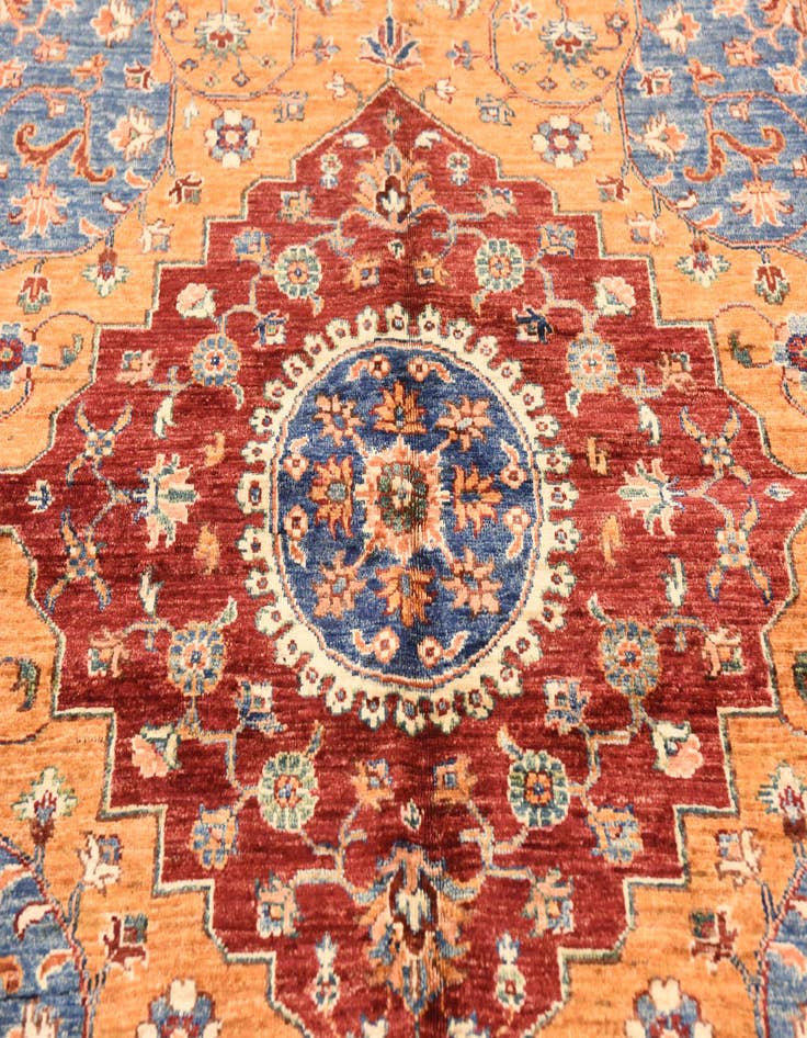 Detail image of  5' 7 x 7' 11  Hand Knotted Ariana Ziegler Oriental Rug
