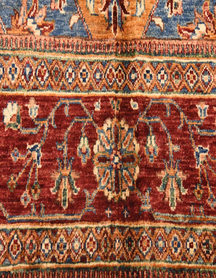 Detail image of  5' 7 x 7' 11  Hand Knotted Ariana Ziegler Oriental Rug