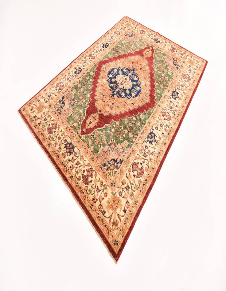 Detail image of  5' 10 x 8' 2  Hand Knotted Ariana Ziegler Rug