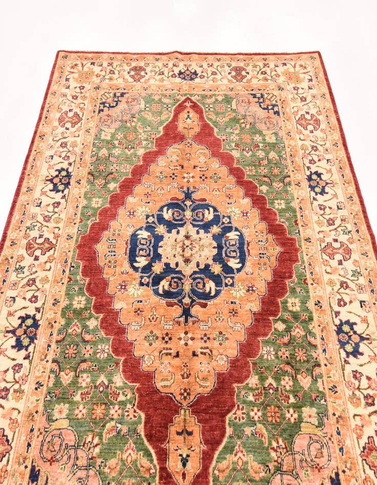 Detail image of  5' 10 x 8' 2  Hand Knotted Ariana Ziegler Rug