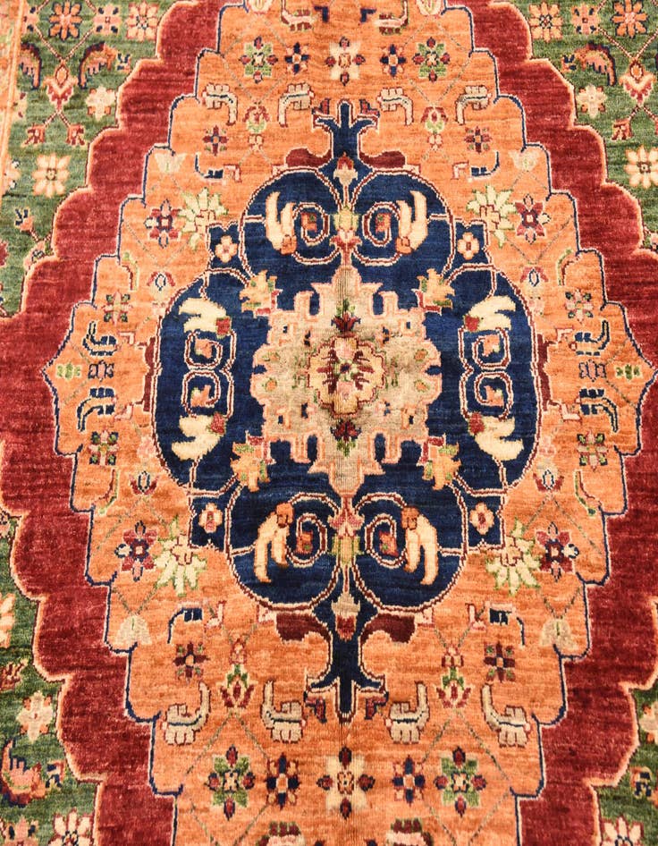 Detail image of  5' 10 x 8' 2  Hand Knotted Ariana Ziegler Rug
