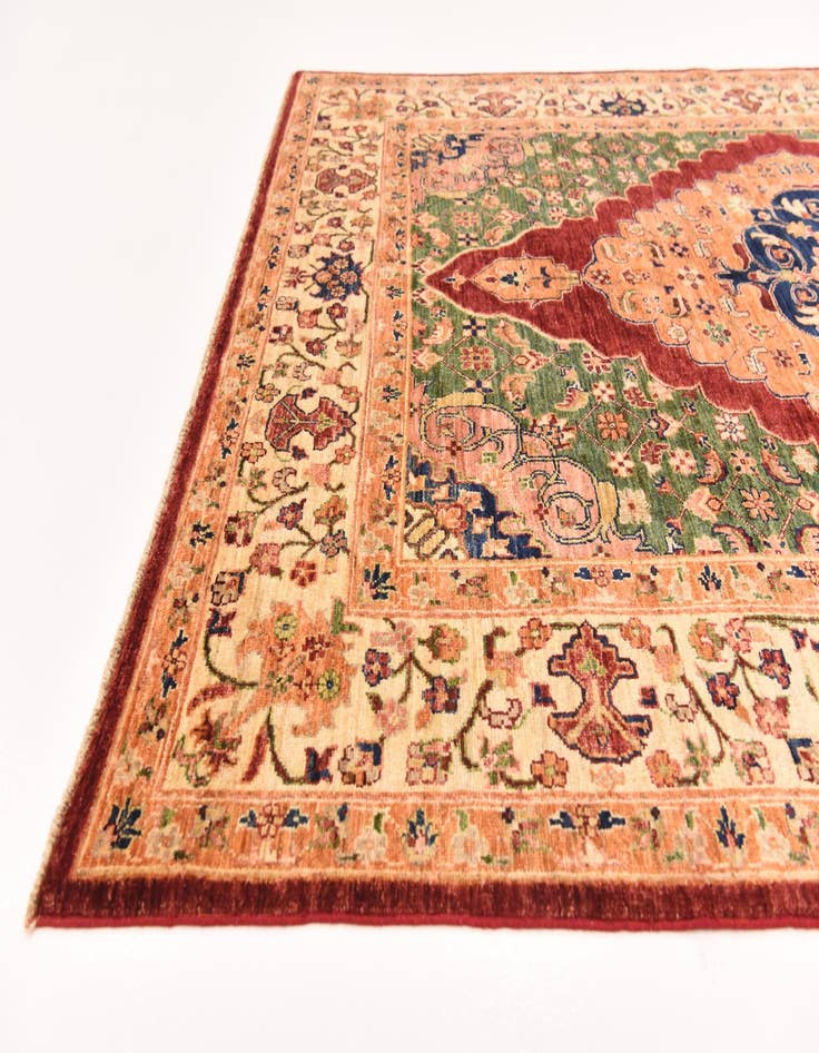 Detail image of  5' 10 x 8' 2  Hand Knotted Ariana Ziegler Rug