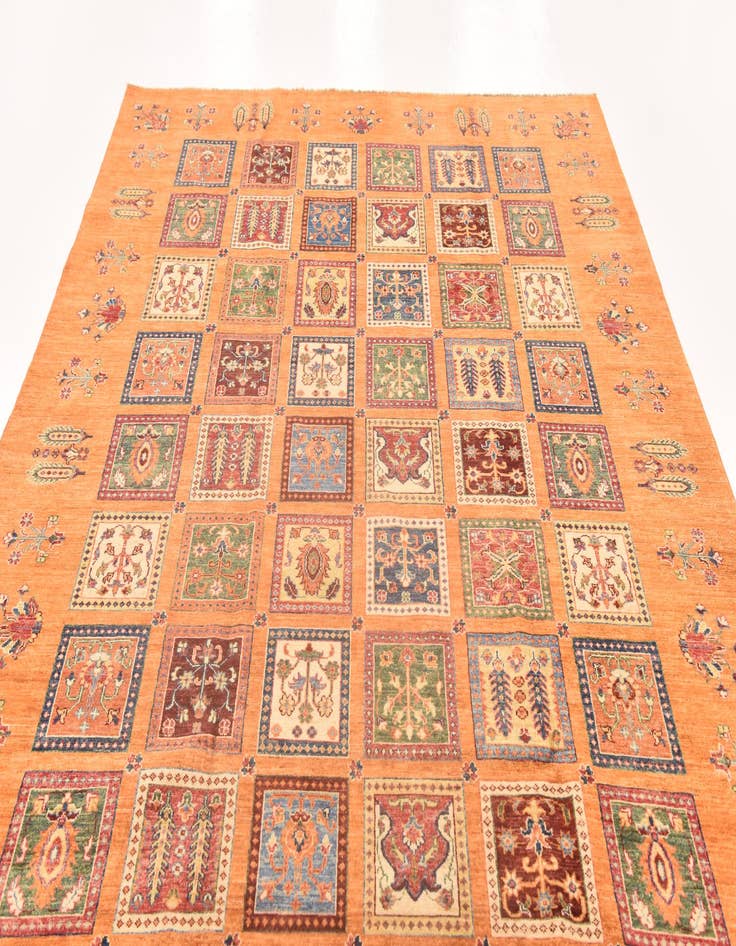 Detail image of  7' x 10' 5  Hand Knotted Ariana Ziegler Rug