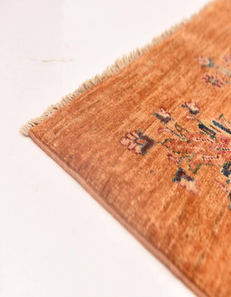Detail image of  7' x 10' 5  Hand Knotted Ariana Ziegler Rug