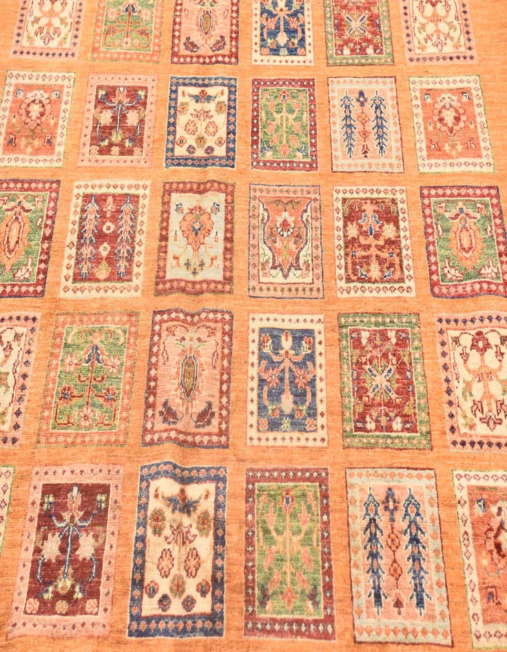 Detail image of  5' 9 x 8' 2  Hand Knotted Ariana Ziegler Rug