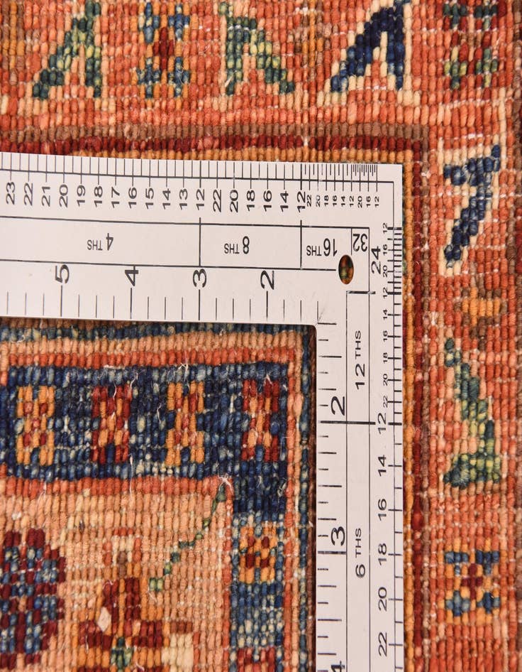 Detail image of  5' 8 x 8'  Hand Knotted Ariana Ziegler Rug