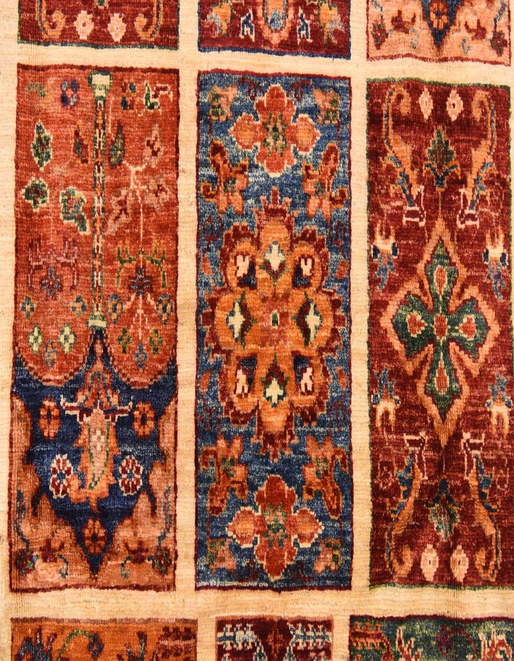 Detail image of  5' 8 x 8'  Hand Knotted Ariana Ziegler Rug