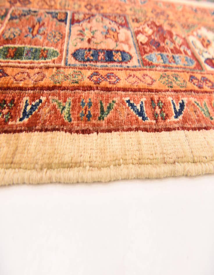 Detail image of  5' 8 x 8'  Hand Knotted Ariana Ziegler Rug