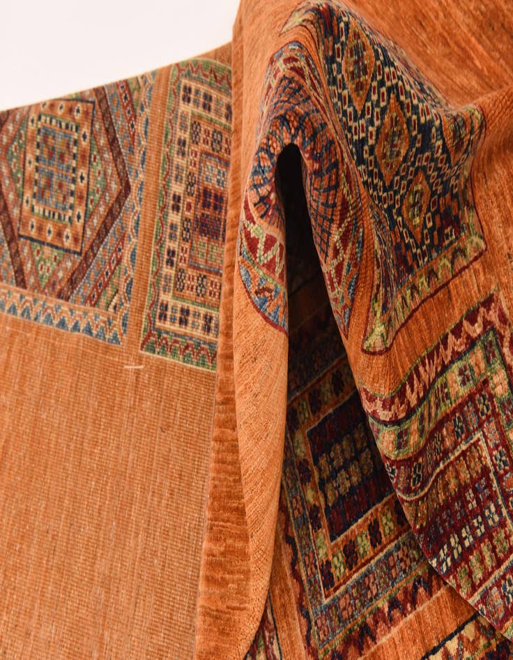 Detail image of  6' 9 x 9' 2  Hand Knotted Ariana Ziegler Rug