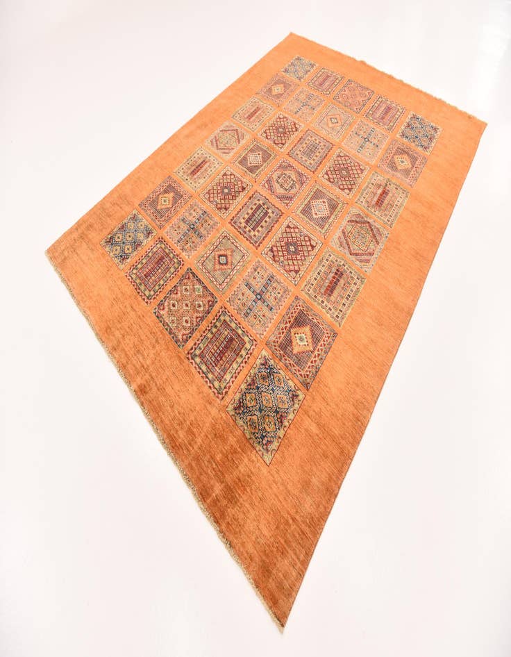 Detail image of  6' 9 x 9' 2  Hand Knotted Ariana Ziegler Rug