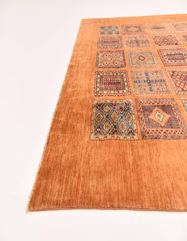 Detail image of  6' 9 x 9' 2  Hand Knotted Ariana Ziegler Rug