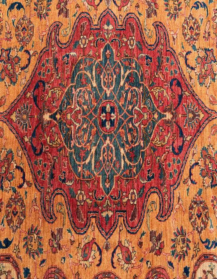 Detail image of  6' 7 x 9' 9  Hand Knotted Ariana Ziegler Oriental Rug