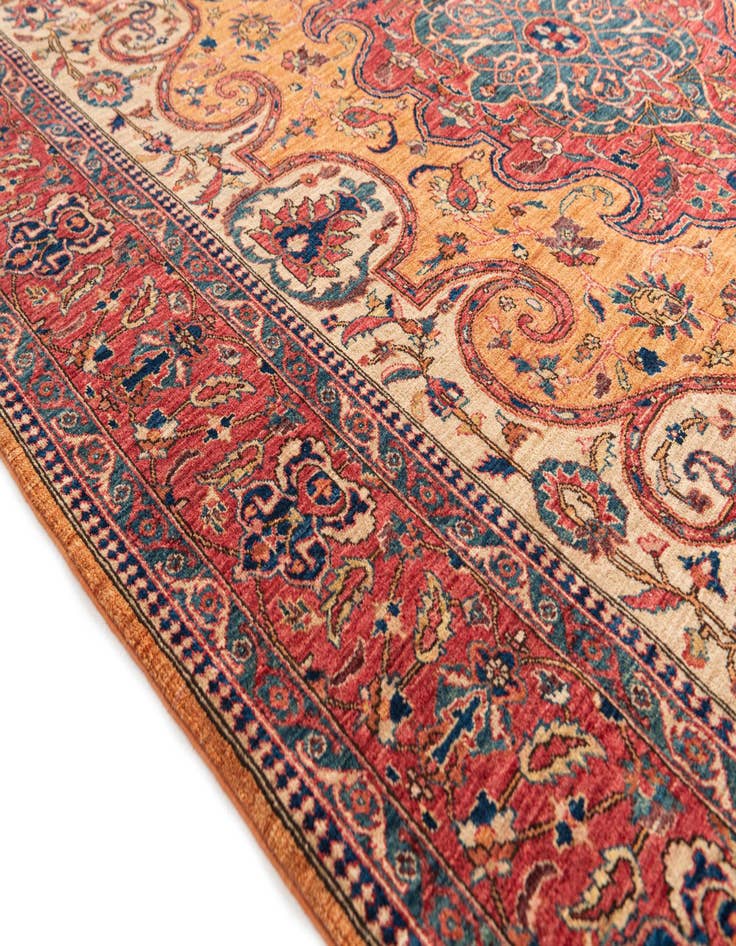 Detail image of  6' 7 x 9' 9  Hand Knotted Ariana Ziegler Oriental Rug