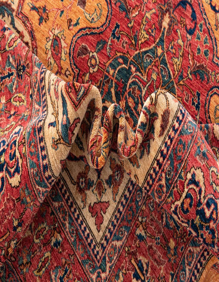 Detail image of  6' 7 x 9' 9  Hand Knotted Ariana Ziegler Oriental Rug