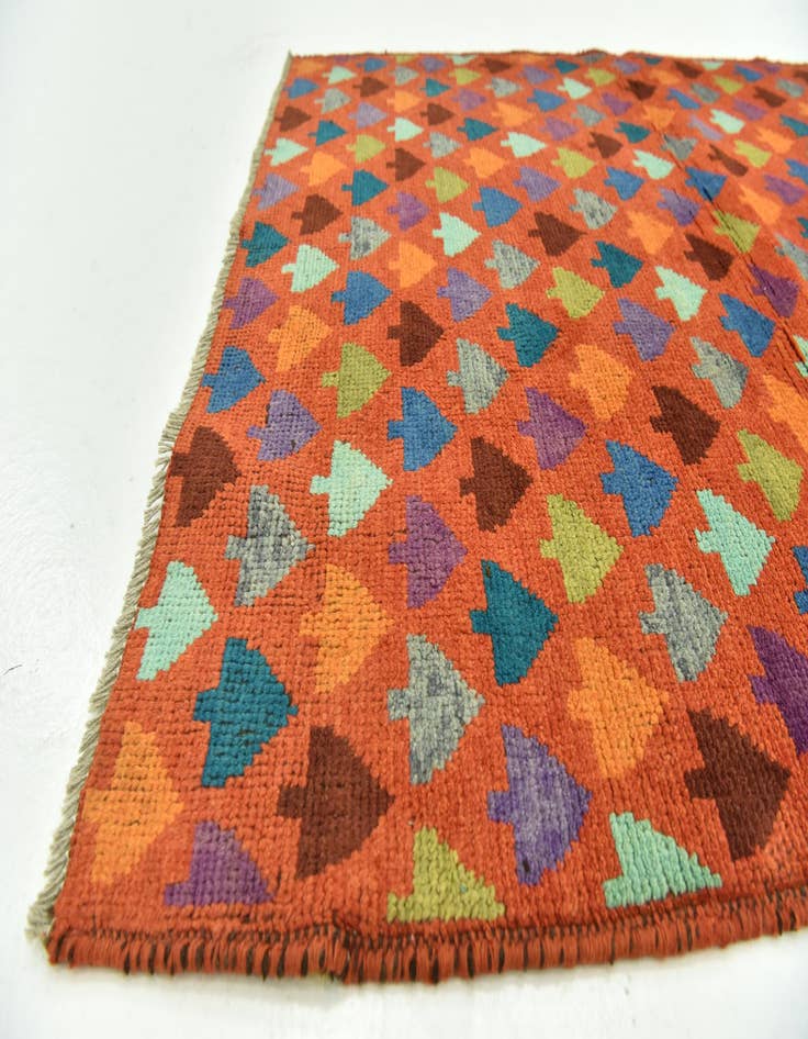 Detail image of  3' 6 x 4' 10  Hand Knotted Balouch Rug