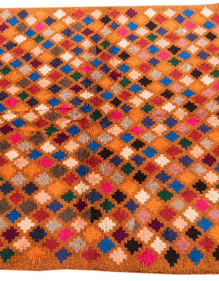 Detail image of  3' 9 x 6' 10  Hand Knotted Balouch Wool Rug