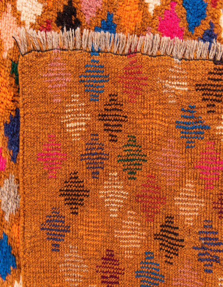 Detail image of  3' 9 x 6' 10  Hand Knotted Balouch Wool Rug
