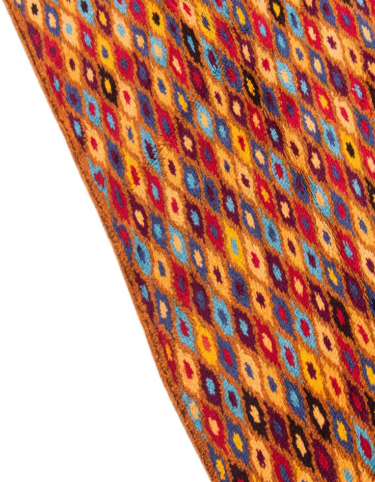 Detail image of  4' x 5' 10  Hand Knotted Balouch Wool Rug