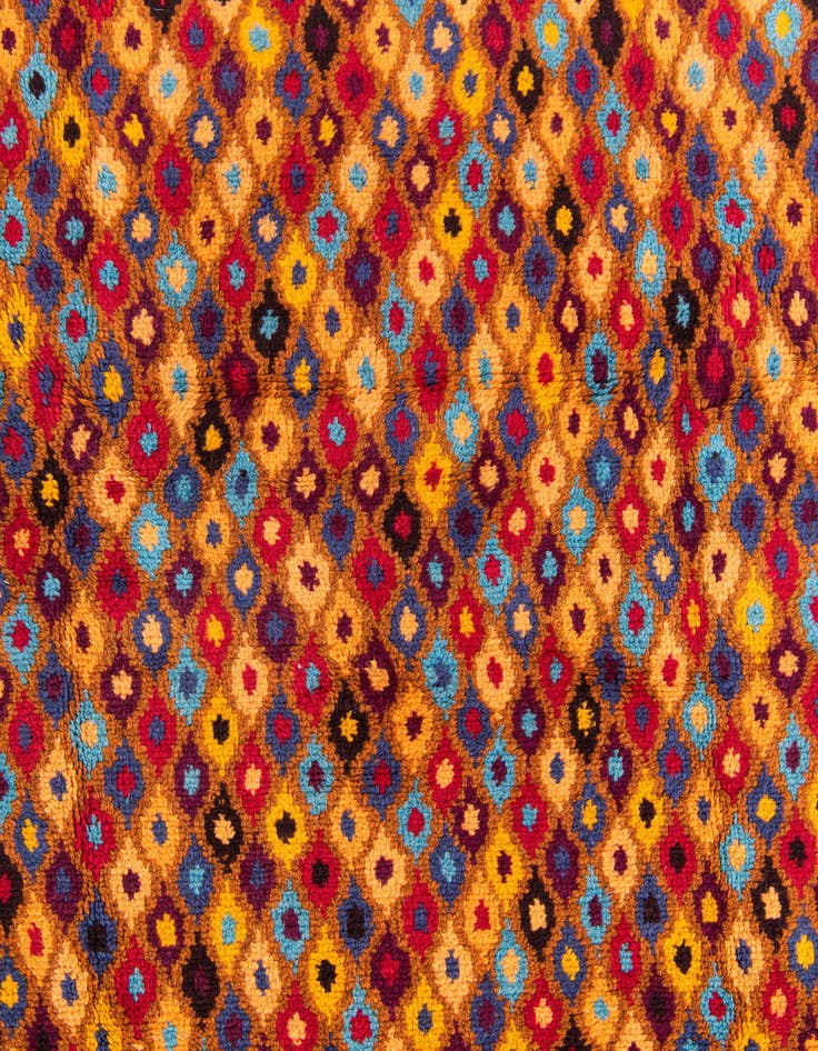 Detail image of  4' x 5' 10  Hand Knotted Balouch Wool Rug