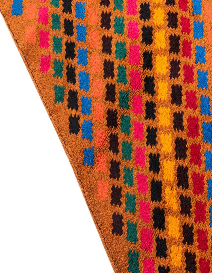 Detail image of  3' 9 x 6'  Hand Knotted Balouch Wool Rug