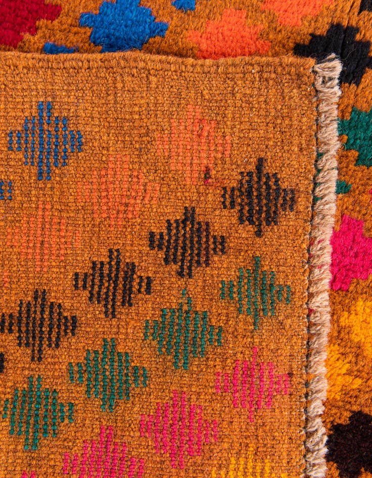 Detail image of  3' 9 x 6'  Hand Knotted Balouch Wool Rug