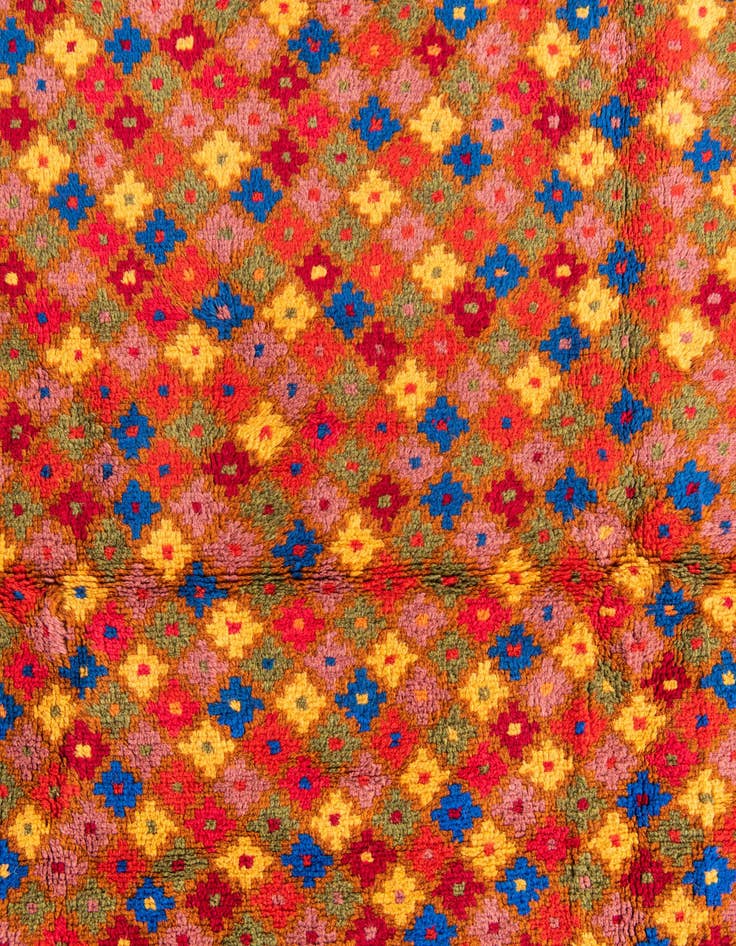 Detail image of  4' 1 x 5' 8  Hand Knotted Balouch Wool Rug