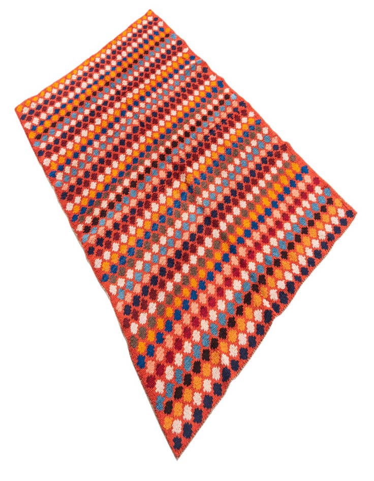 Detail image of  4' x 6'  Hand Knotted Balouch Wool Rug