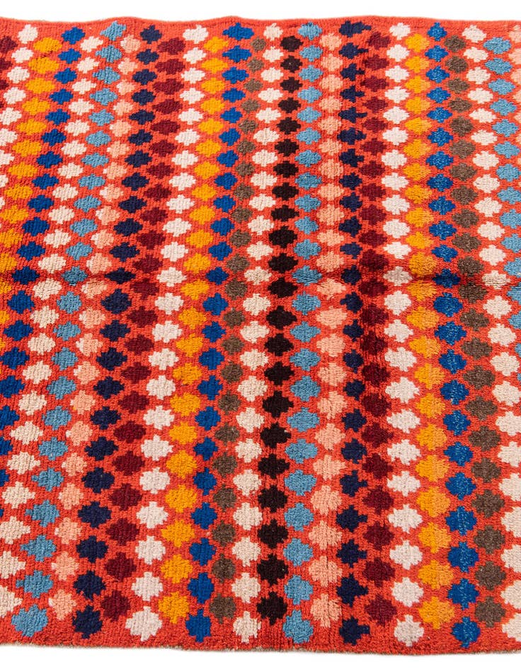 Detail image of  4' x 6'  Hand Knotted Balouch Wool Rug