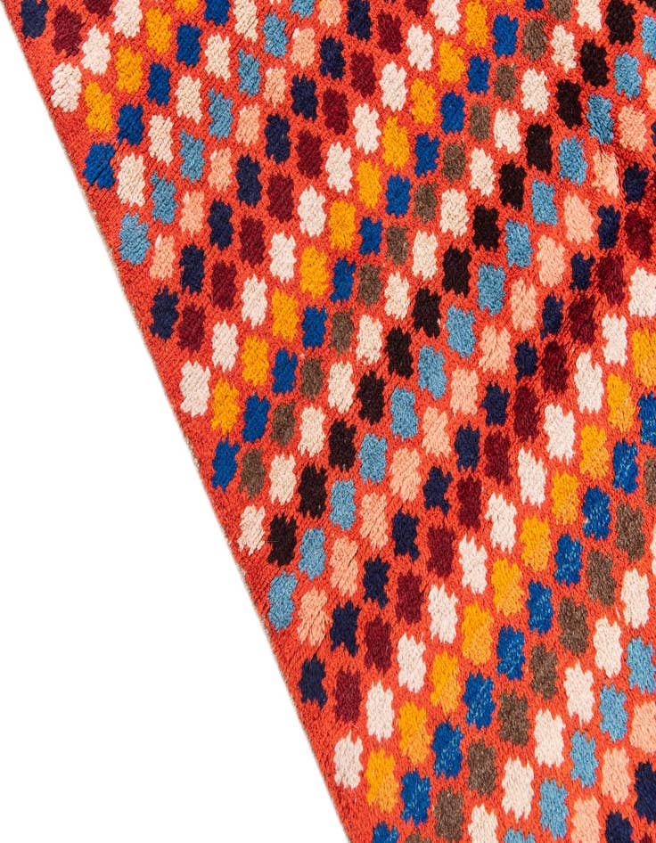 Detail image of  4' x 6'  Hand Knotted Balouch Wool Rug