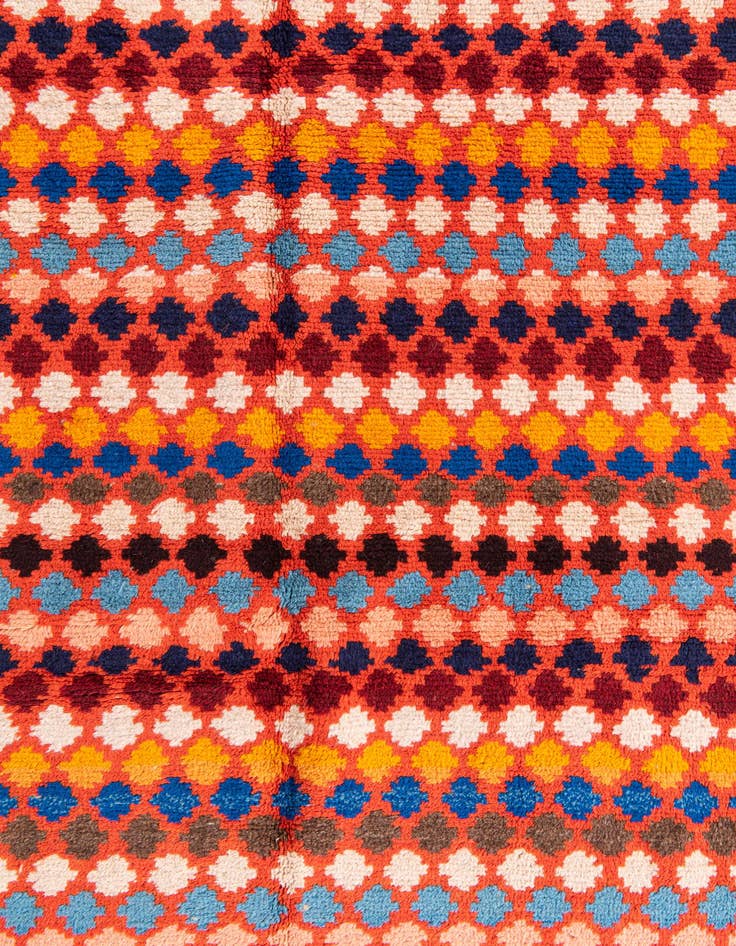 Detail image of  4' x 6'  Hand Knotted Balouch Wool Rug