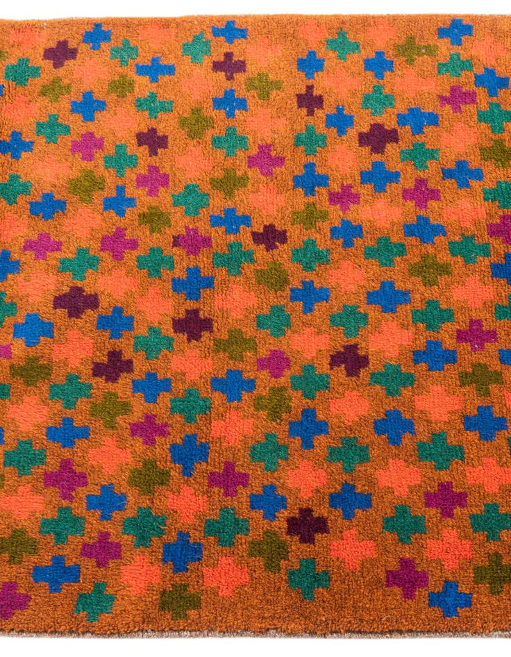 Detail image of 3' x 4' 3 Hand Knotted Balouch Wool Rug