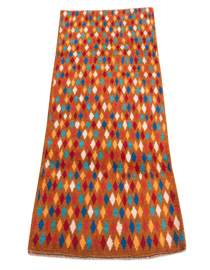 Detail image of  3' x 4' 6  Hand Knotted Balouch Wool Rug