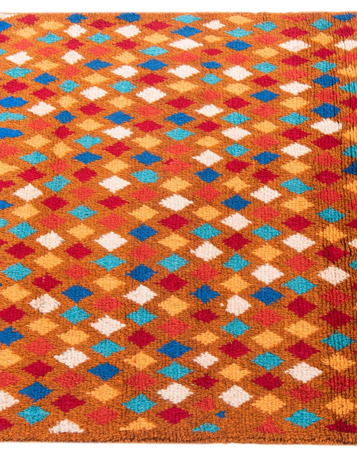 Detail image of  3' x 4' 6  Hand Knotted Balouch Wool Rug