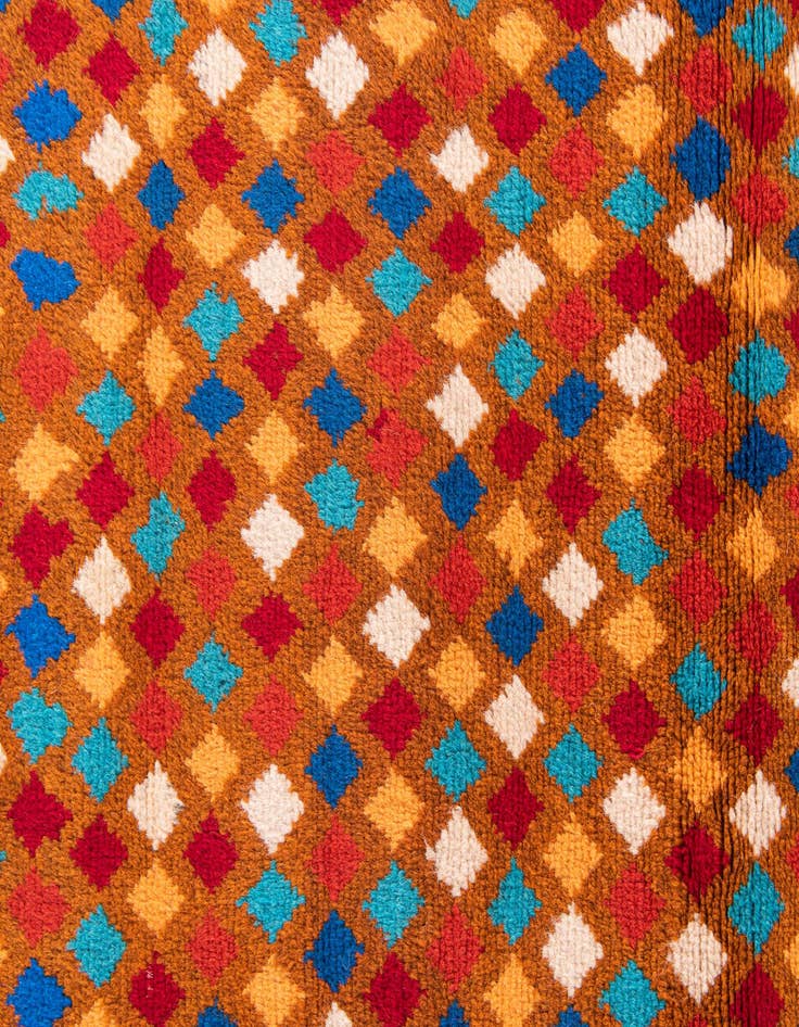 Detail image of  3' x 4' 6  Hand Knotted Balouch Wool Rug