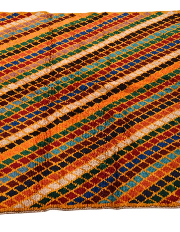 Detail image of  3' 10 x 5' 8  Hand Knotted Balouch Wool Rug