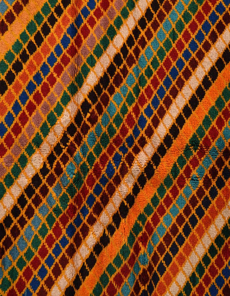 Detail image of  3' 10 x 5' 8  Hand Knotted Balouch Wool Rug