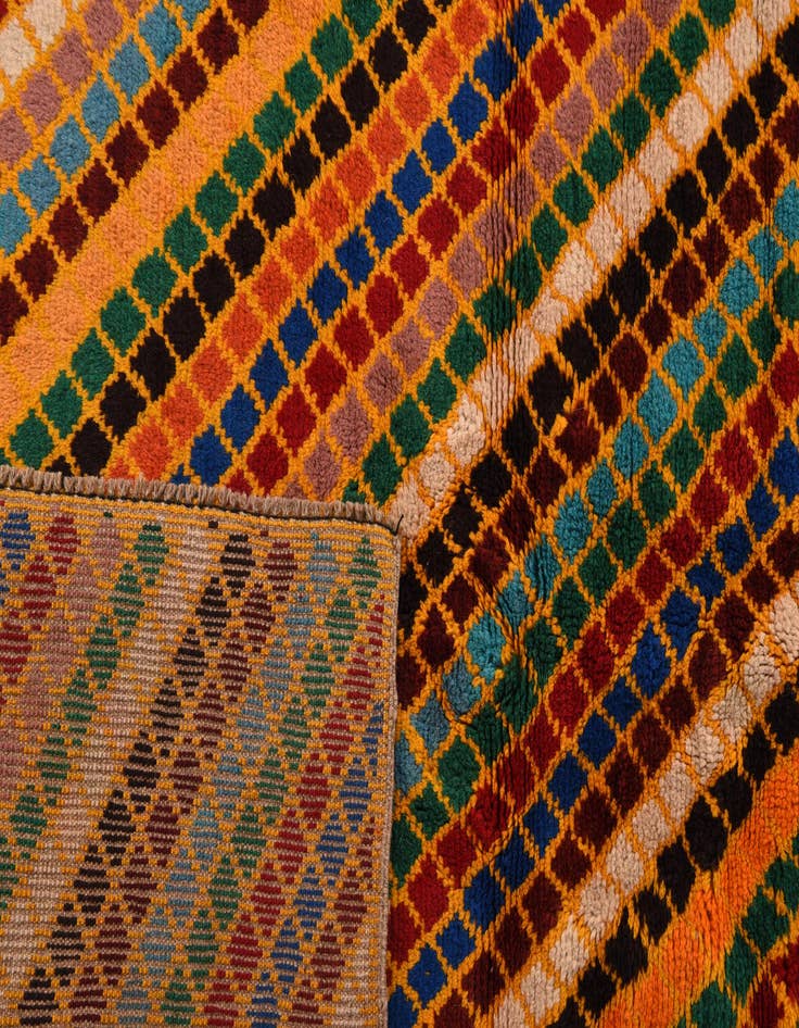 Detail image of  3' 10 x 5' 8  Hand Knotted Balouch Wool Rug